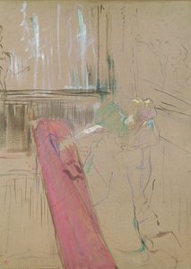 Oben auf der Treppe der Rue des Moulins